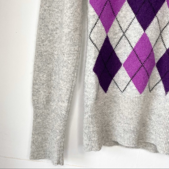 Apt. 9 Argyle Cashmere Sweater - Picture 6 of 7